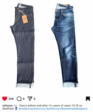 Sheffield Straight Tapered Selvedge Jeans