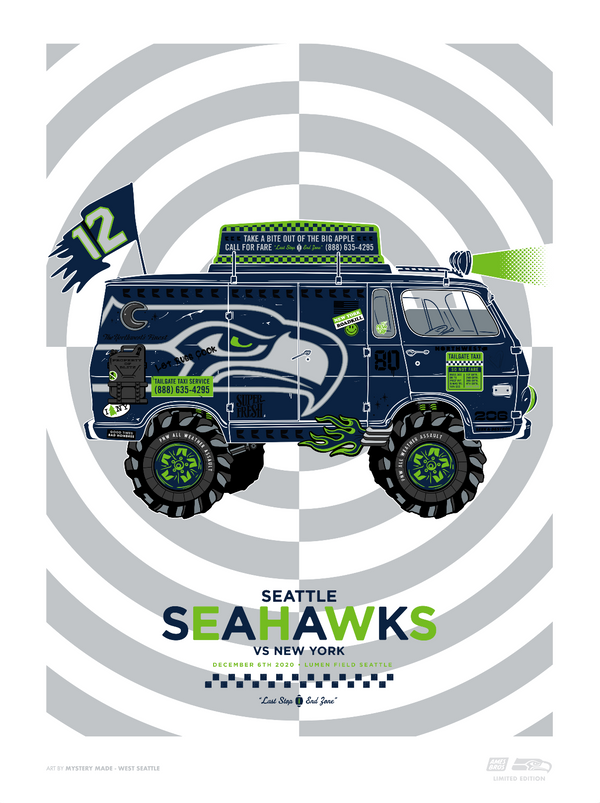 2023 Seattle Seahawks Schedule Poster! 18”x24” - Ships In Poster Tube -  12th Man